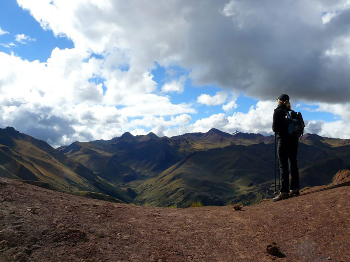 Moon Temple trek view, Peru