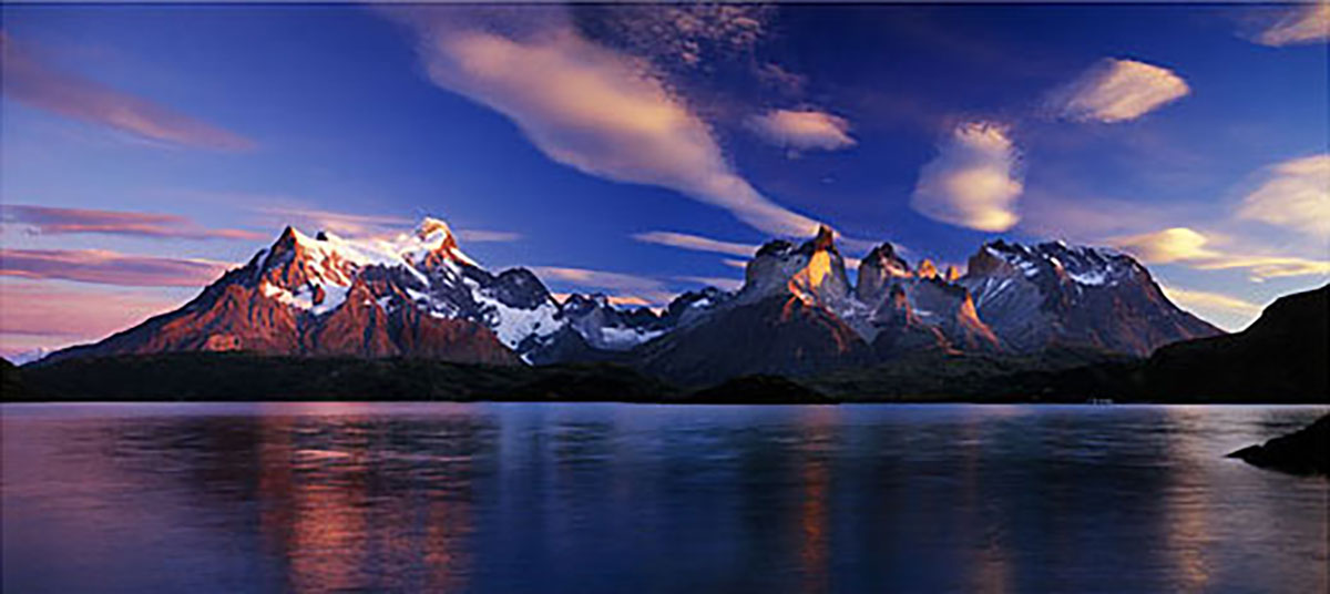 PanoramicTorres del Paine National park Chile Patagonia