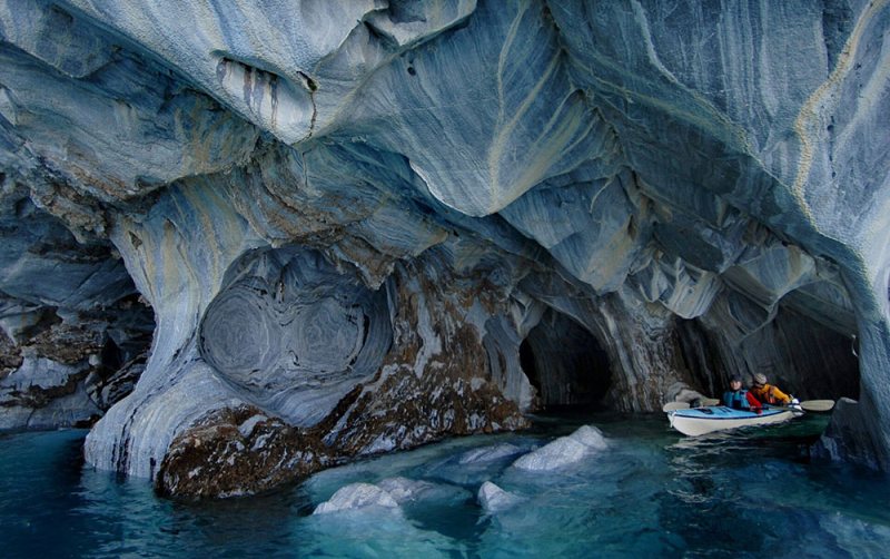 marble caverns chile