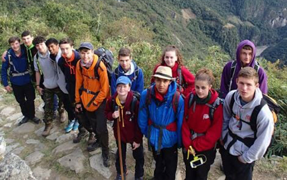 School group Peru