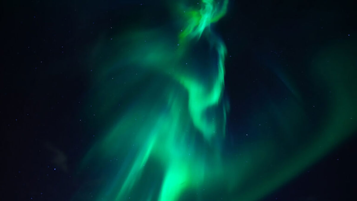 Southern Lights In The Air Aurora Australis