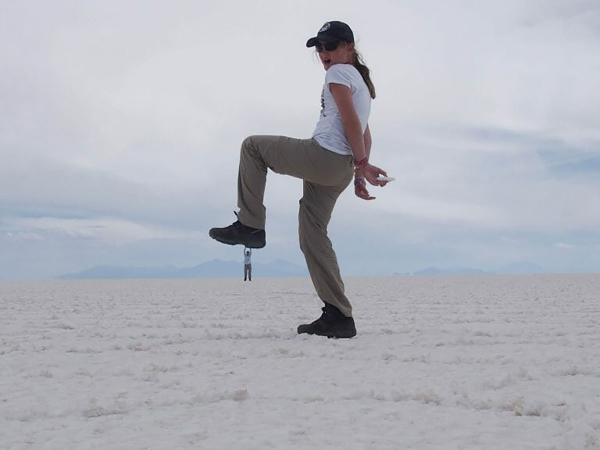 Uyuni Salt Flat Illuision Bolivia