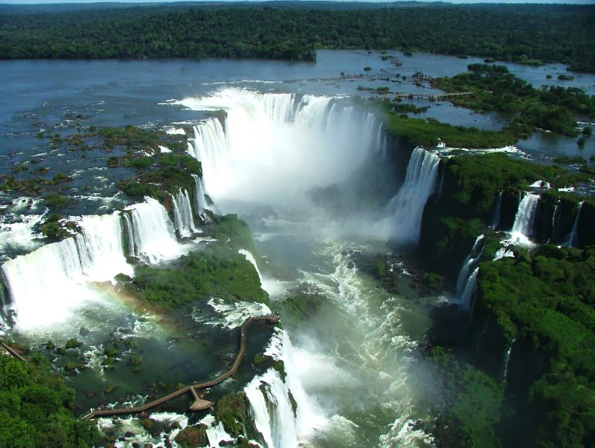 iguazu from air argentina