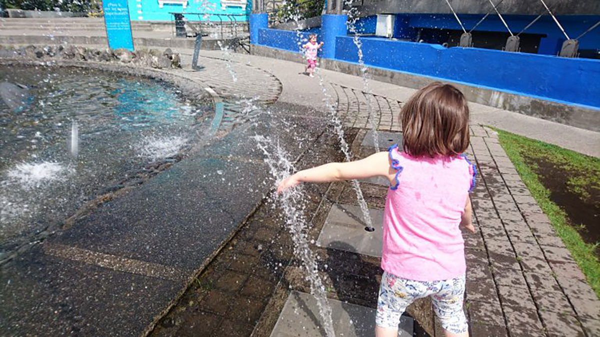 Water fun at Museum of Water Quito Ecuador