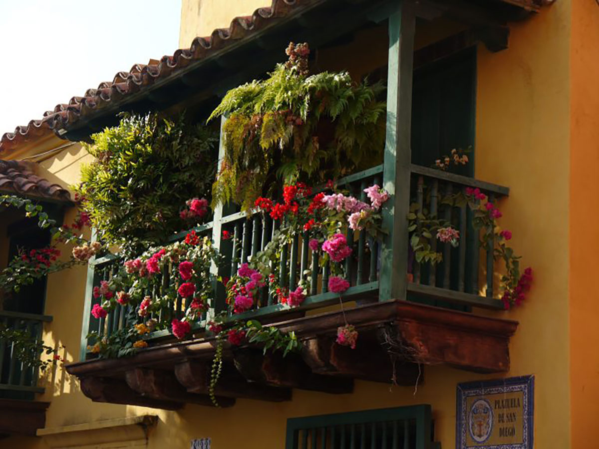 Balconies in Cartagena
