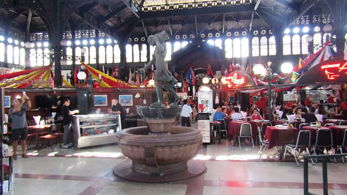 Central market, Santiago, Chile