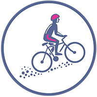 icon biking