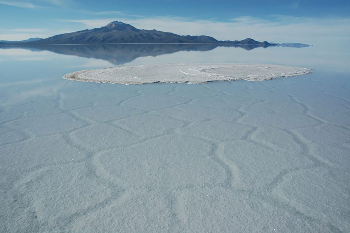 Salar reflection, Bolivia