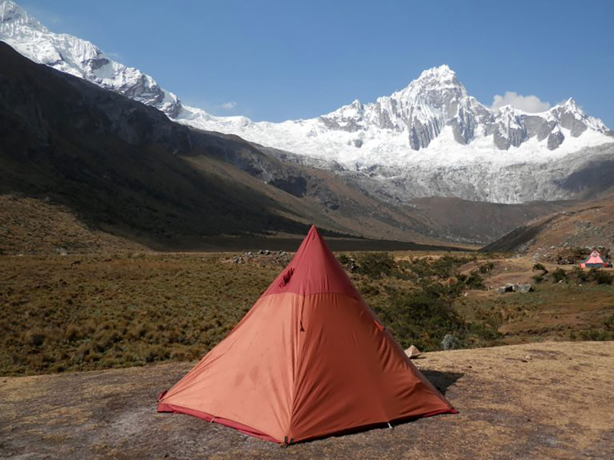 Santa Cruz trek camp Peru