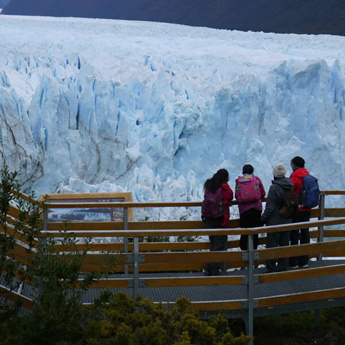 Small Group At Perito Moreno Argentina