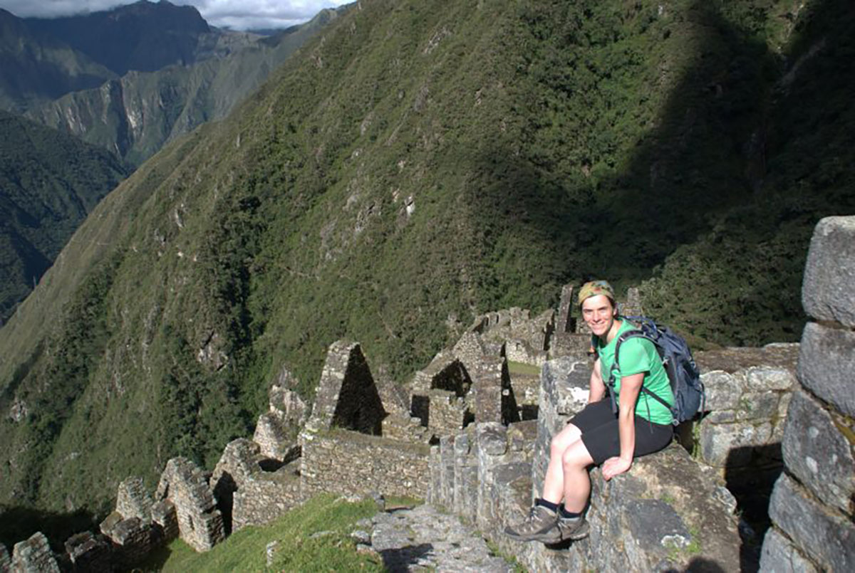 Trekker Machu Picchu Peru