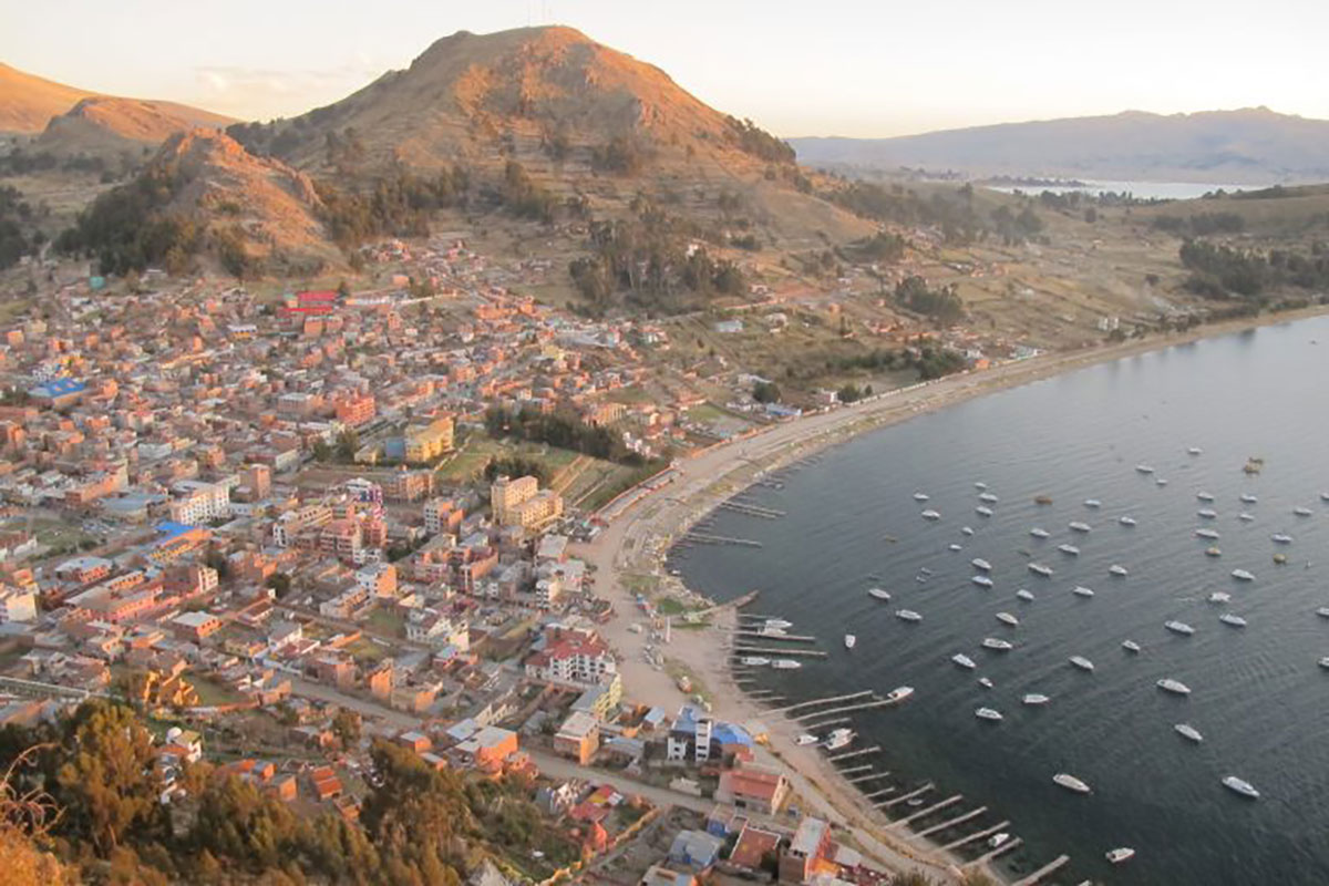 View over Copacabana, Bolivia