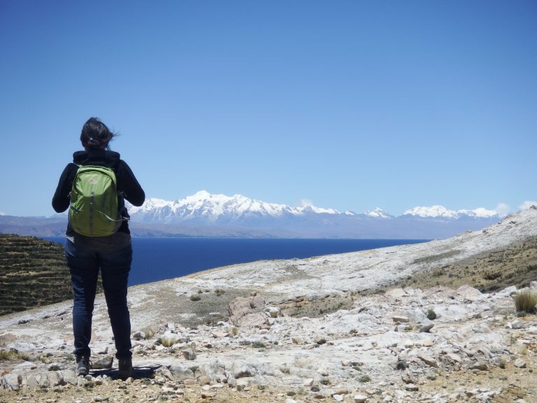 Trekking near Lake Titicaca