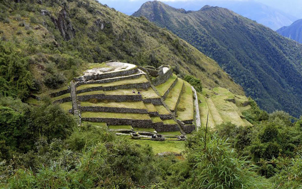 Phuyupatamarca Terraces Inca Trail Peru