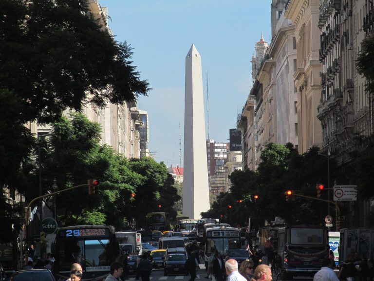 Busy city centre, Buenos Aires