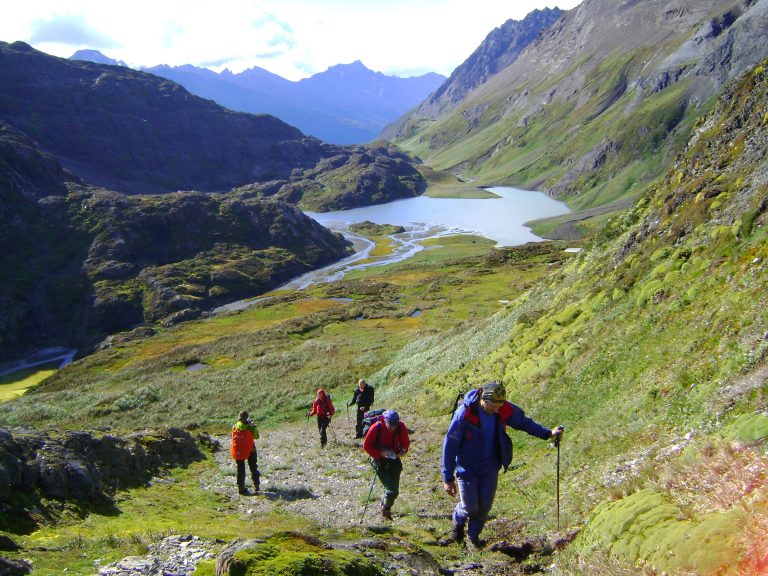 Trekking on Tierra del Fuego