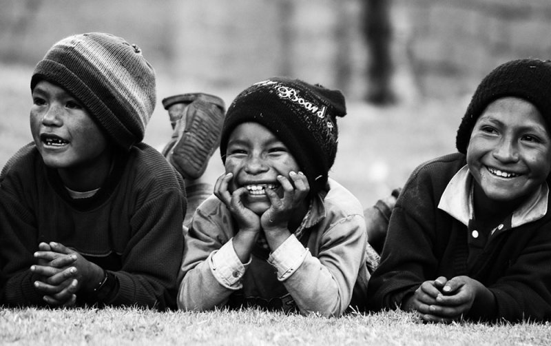 amantani laughing boys peru