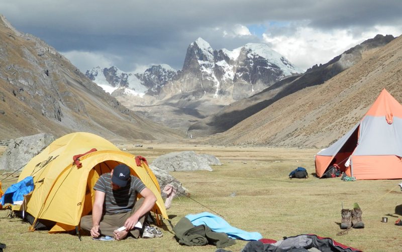 huayhuash trek camp peru