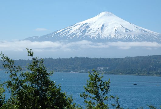 chilean lakes and volcanoes chile