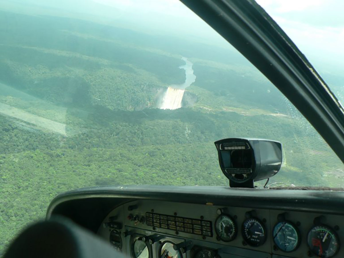 Flying Over Kaieteur Falls Guyana