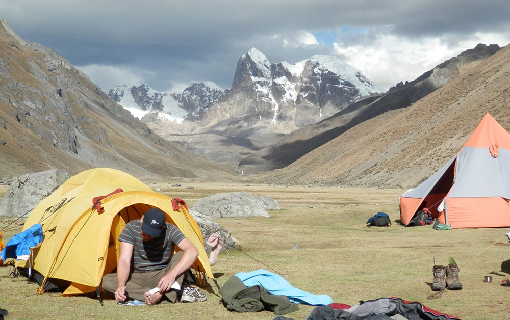 huayhuash trek camp peru