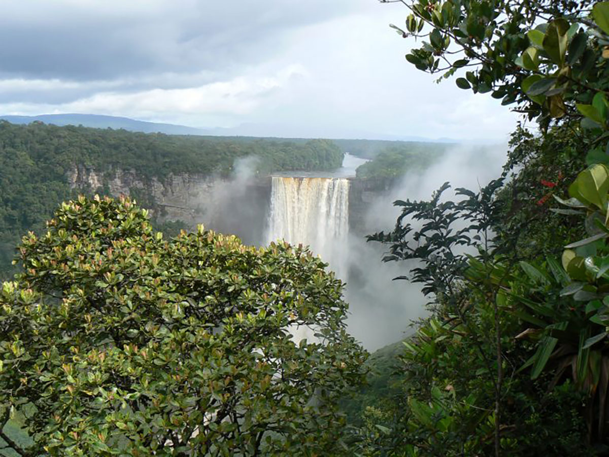 View of Kaieteur Falls Guyana