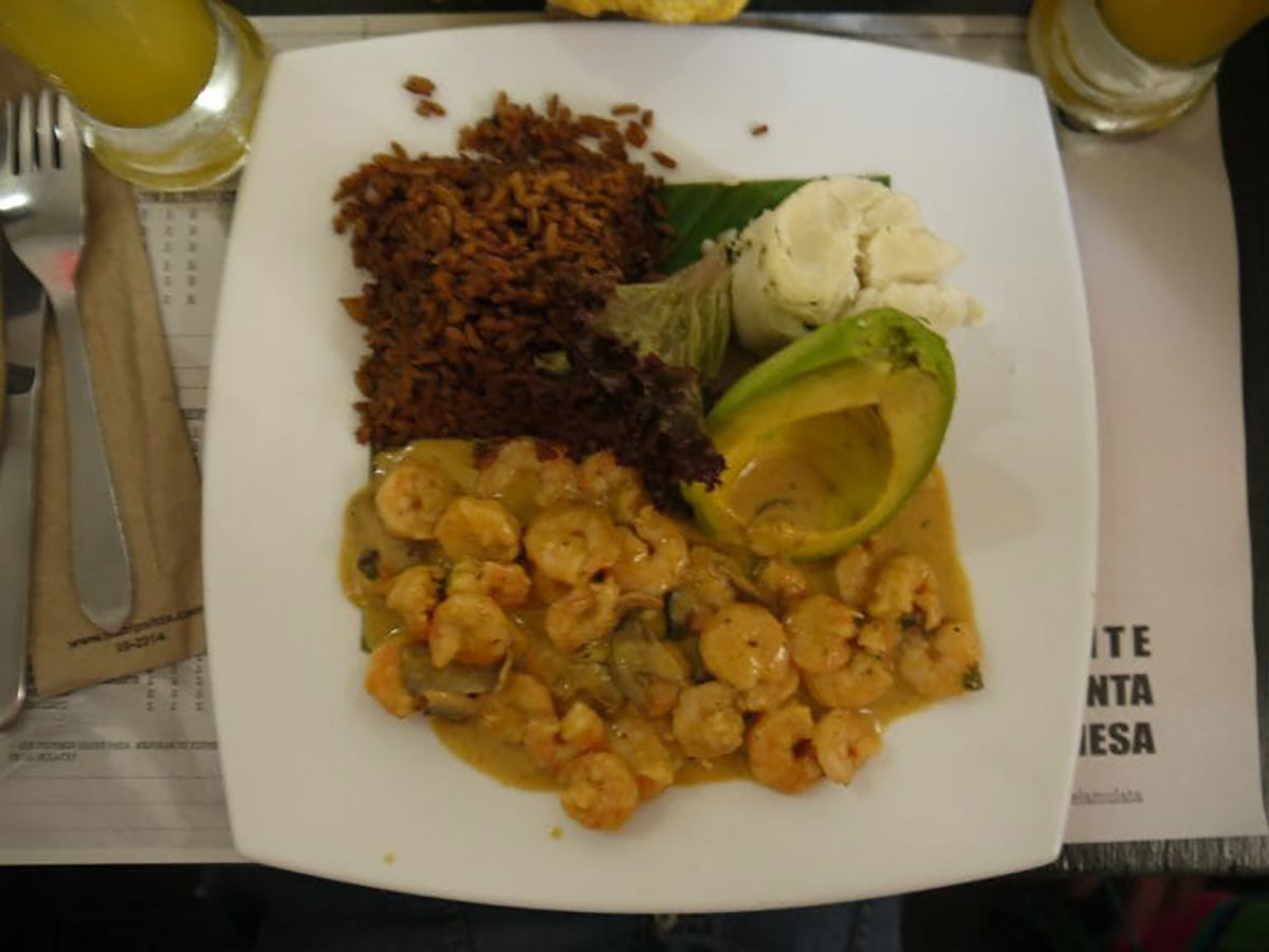 Plate Of Lunch Colombia