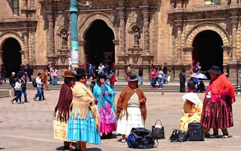 plaza san francisco la paz bolivia