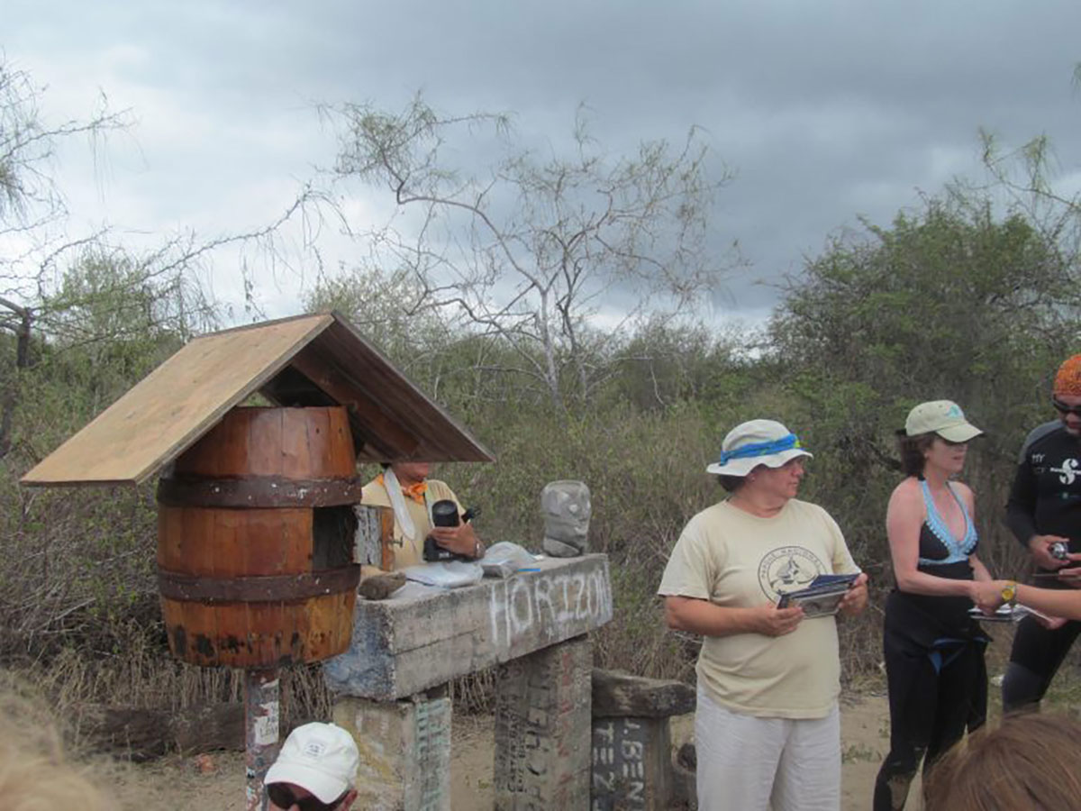 Post Office Bay Floreana Galapagos