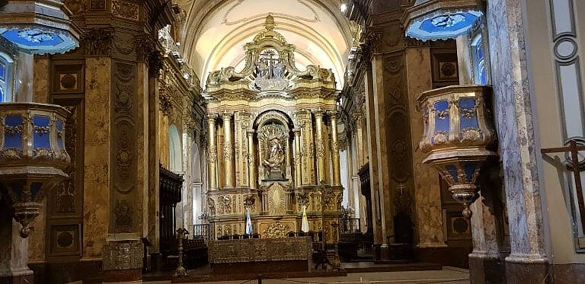 Altar at the Cathedral, Buenos Aires, Argentina
