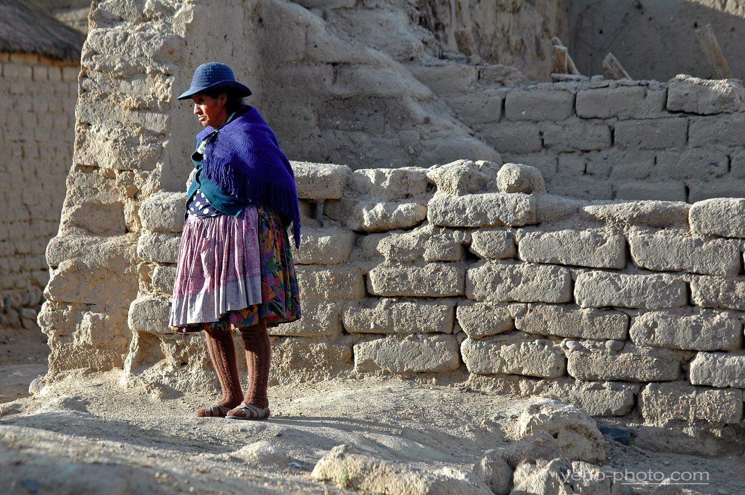 Bolivian Lady Salar De Uyuni Bolivia
