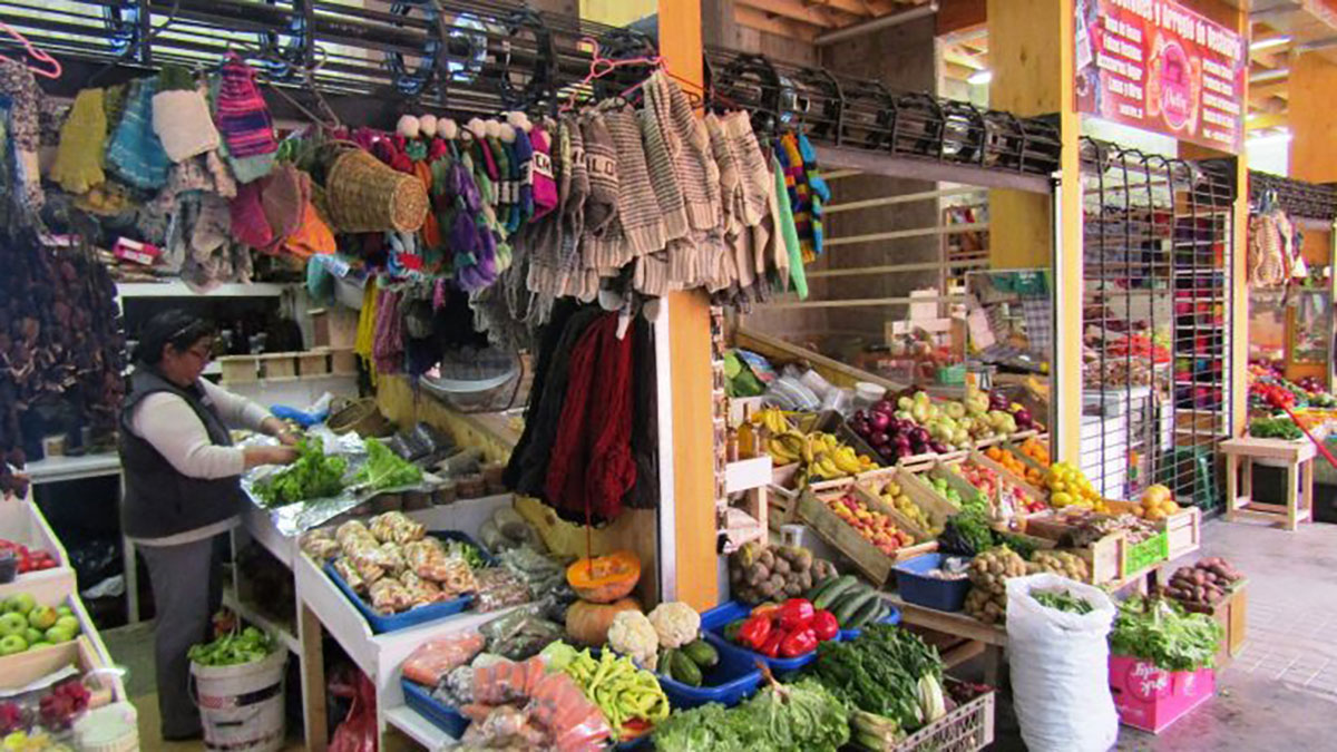 In the market, Castro, Chiloe, Chile
