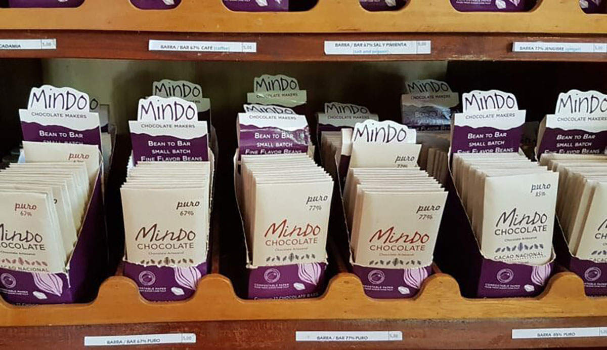 Mindo chocolate bars