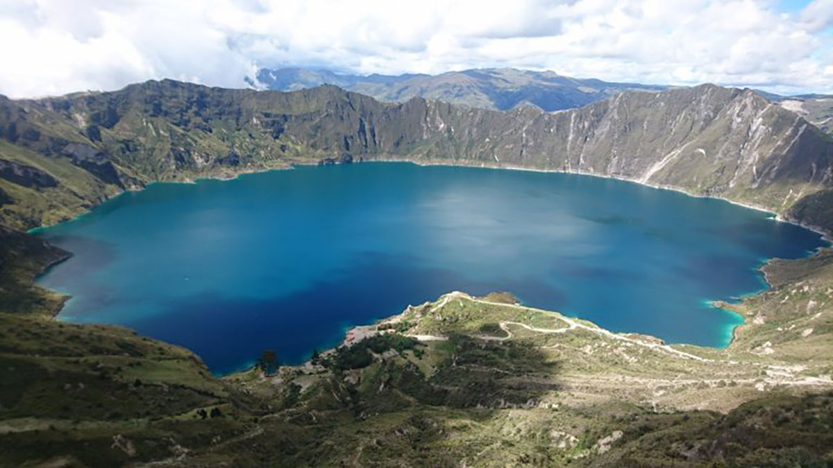 Quilotoa Crater Lake Ecuador