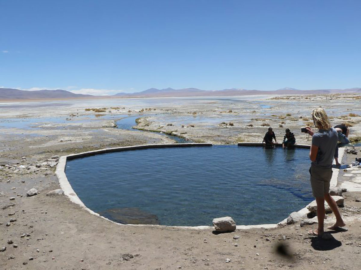Hot Spring Uyuni Bolivia