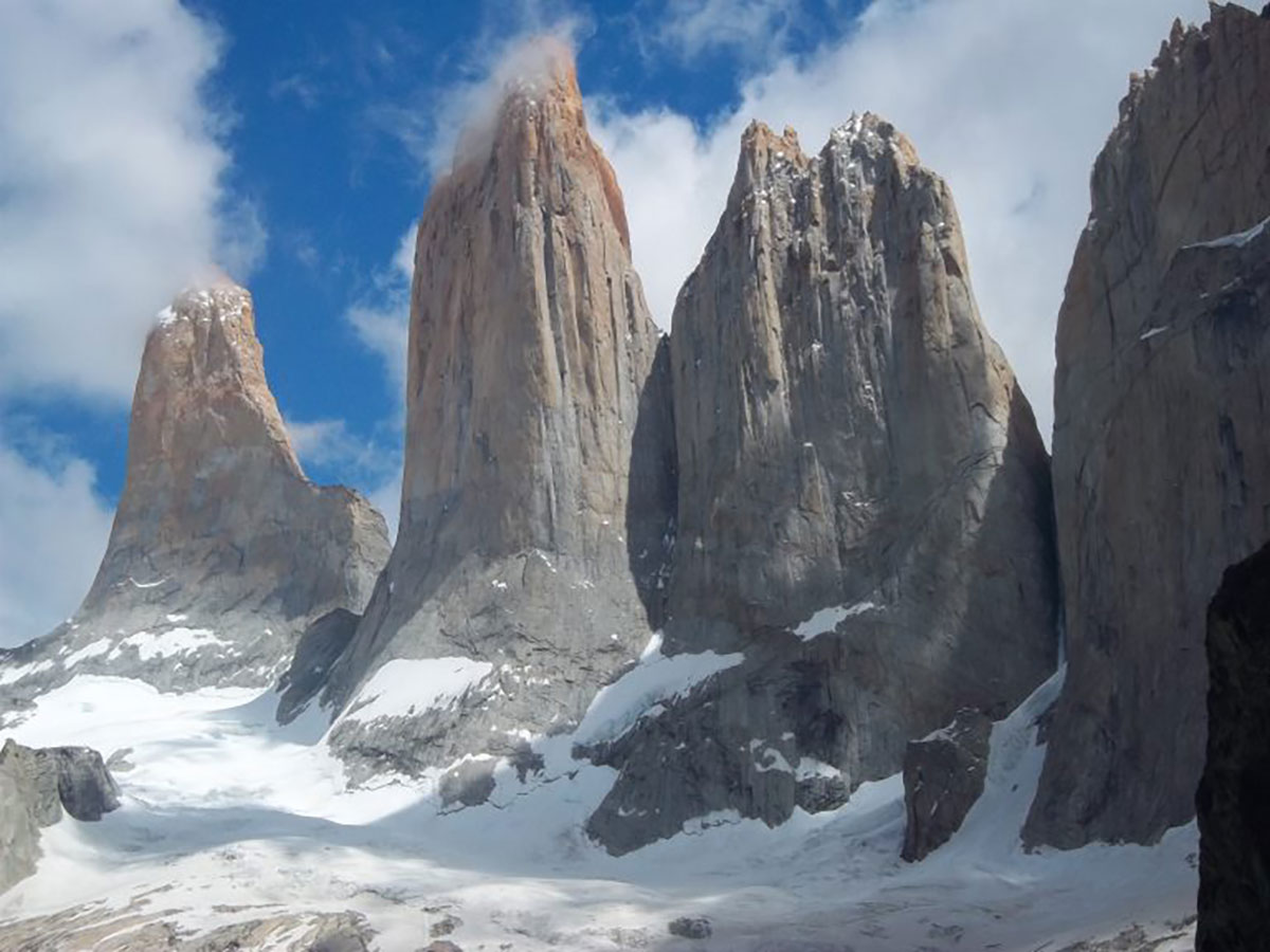 Towers In Torres Del Paine Patagonia Chile