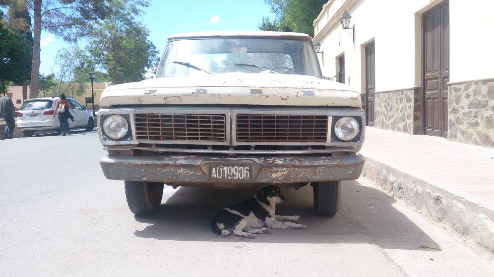 Car Shelters From Sun In Cafayate Jujuy Argentina