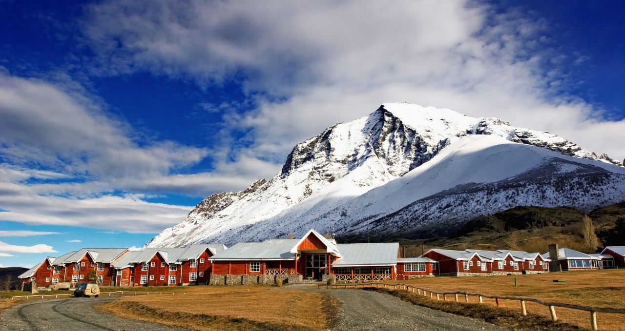 Hotel Las Torres exterior Torres del Paine Patagonia Chile
