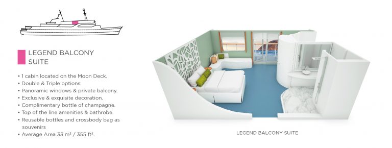 Legend Legend Balcony Suite Galapagos