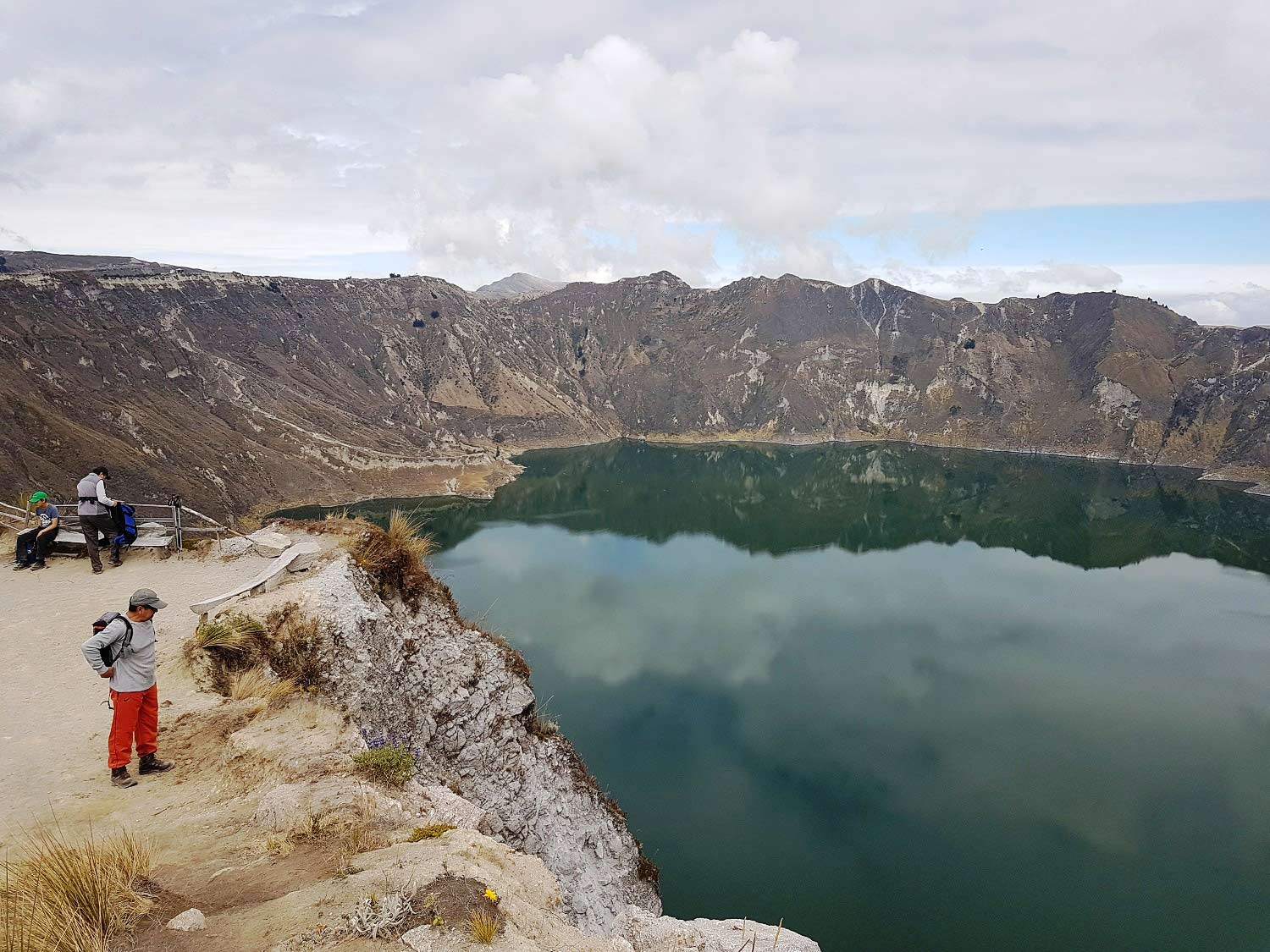 Quilotoa Lake Walk Ecuador