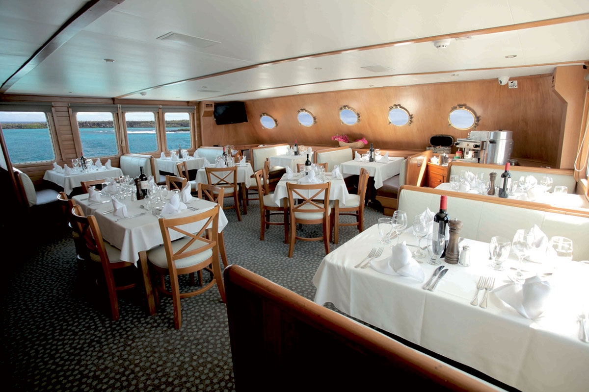 Coral Dining Area Galapagos