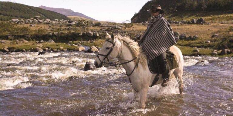 Horse River Crossing Ecuador