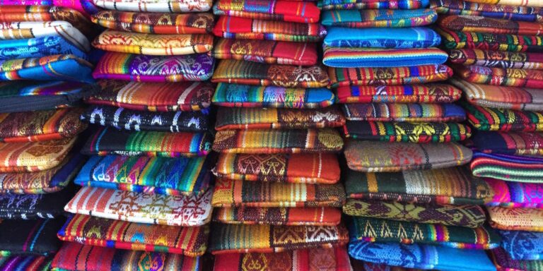 Otavalo Market Fabrics Ecuador
