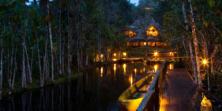 Sacha Lodge Entrance Ecuador