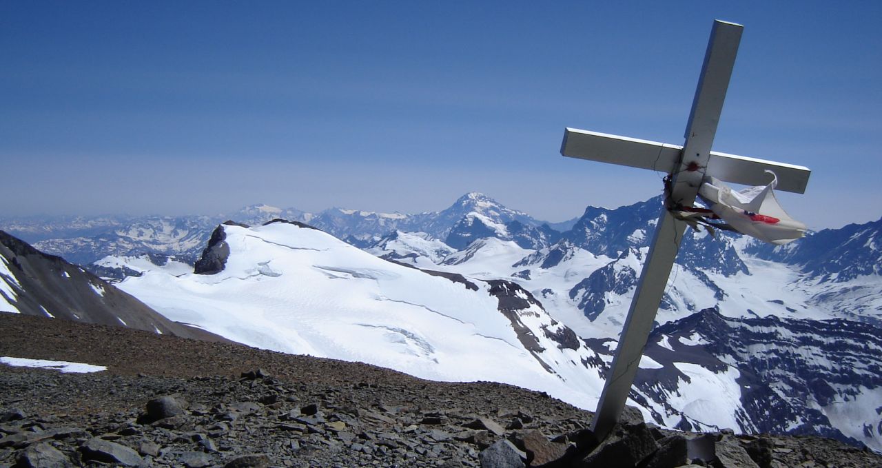 Summit Cross Cerro Plomo Chile
