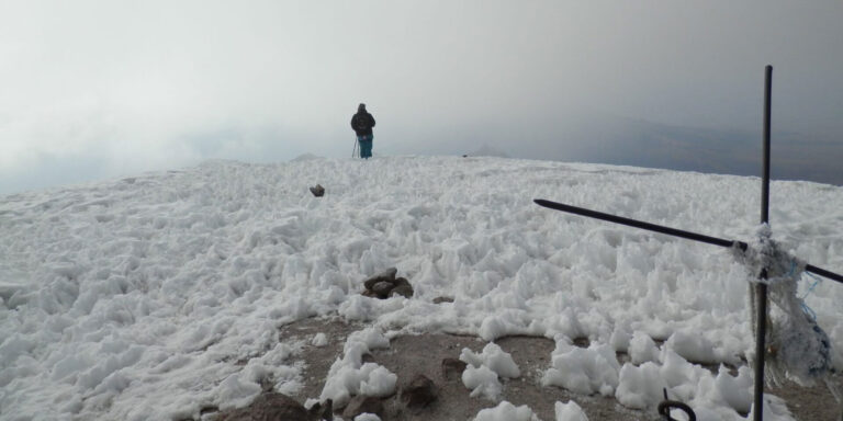 summit of chachani arequipa peru