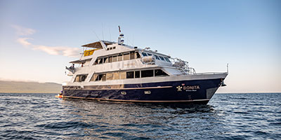 Exterior Bonita Yacht Galapagos Islands Cruise