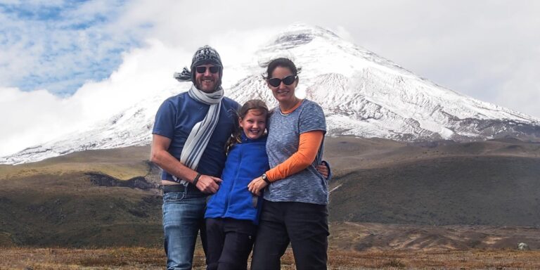 Family Cotopaxi Ecuador