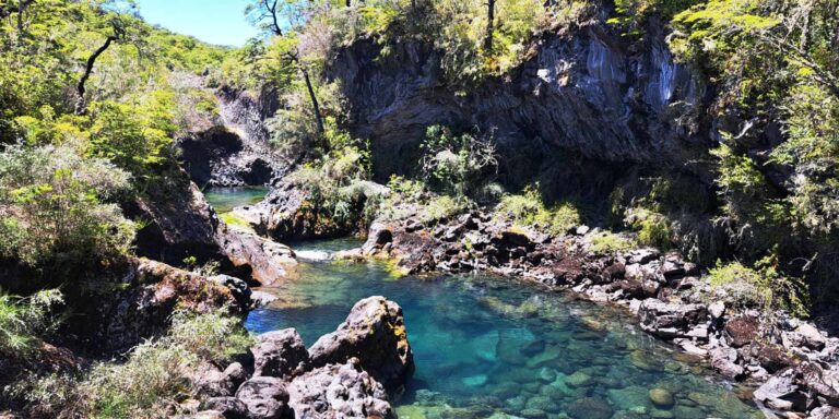 Lagunas Near Petrohue Chile Lake District