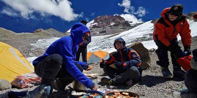 Breakfast On Aconcagua Argentina